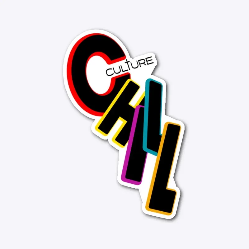 Chill Culture,  colorful graphic design